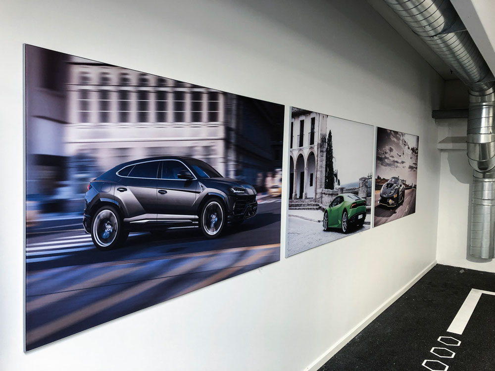Porsche Center Danmark matrix billeder med bil motiver