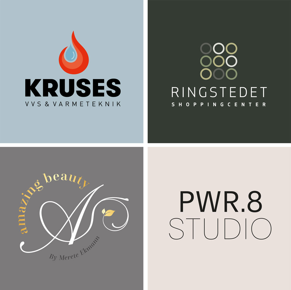 Grafisk design logoer