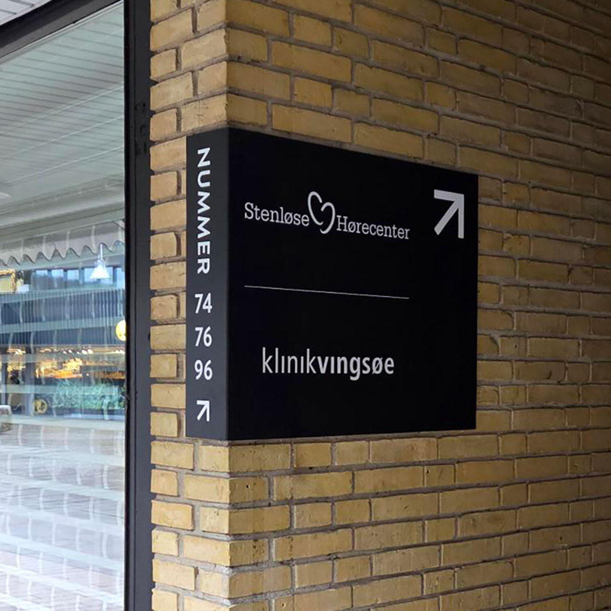 NREP Egedal Centeret wayfindingskilt