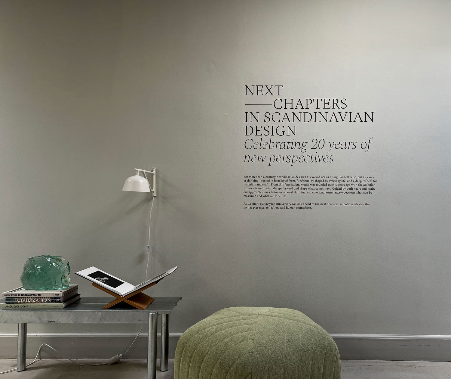 Muuto 3 days of design folietekst